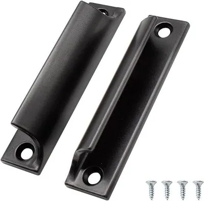 Immagine prodotto di Cerniere in alluminio nero per mobili e porte