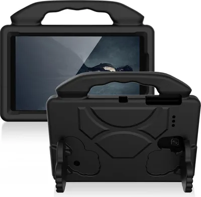 Obrázek produktu pro Dětské pouzdro pro Samsung Galaxy Tab A 8,0 2018/2017, Tab E 8,0, Tab 4 8,0 2014, lehké EVA pěnové pouzdro s rukojetí a stojánkem Černý