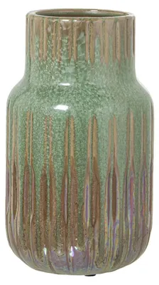 Keramik-Vase mehrfarbig 15x15x27 cm
