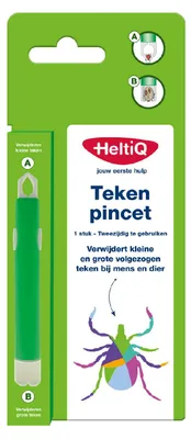 Produktbild von Zeckenpinzette mit einzigartiger 2-in-1-Funktion für große und kleine Zecken, für Mensch und Tier