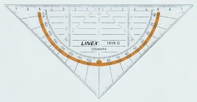 Produktbild von Geometriedreieck 16cm transparent Packung mit 10 Stück