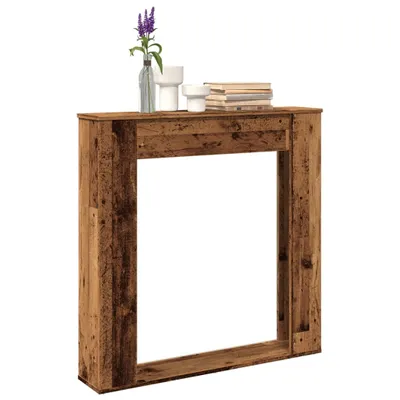 Immagine prodotto di Stabli Möbel cornice per camino effetto legno vecchio 100x20x100 cm materiale a base di legno - caminetti decorativi CC4399539 1pacco