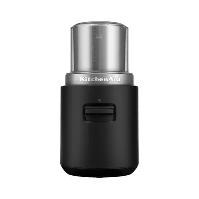 Zdjęcie produktu dla KitchenAid 5KBGR111BM, Młynek z ostrzami, 113 g, 22000 RPM, Czarny, MATTE BLACK, Plastik