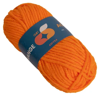 Immagine prodotto di Colorations - Filato acrilico 4 mm - 50 g - Arancione