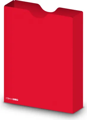 Produktbild von itenga Heftbox DIN A4 Hochformat aus PP rot