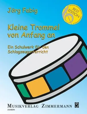 Obrázek produktu pro Jörg Fabig: Lehrbuch für Kleine Trommel von Anfang an mit Rhythmus-Spielkarten, Deutscher Musikeditionspreis 2004