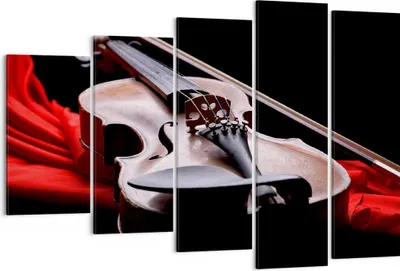 Produktbild von Bild auf Leinwand - Leinwandbild - Violine Harmonie Instrument Musik - 150x100cm - Wand Bild - Wanddeko - Leinwanddruck - Bilder - Kunstdruck - Leinwand bilder - Wandkunst - EG150x100-2183