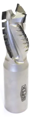 Immagine prodotto di Fresa a candela BRÜCK DP Z 3 forma elicoidale - destra D=25 mm NL=48 mm GL=130 mm S=25x60 mm Altezza di equipaggiamento 4,5 mm - Tagliente di foratura DP | 135558