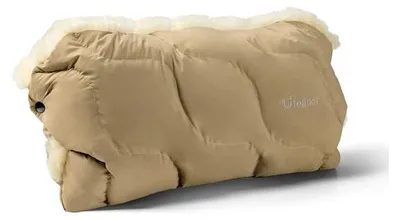 Produktbild von Fellhof Kinderwagen Handwärmer Winterberg Lammfell Muff Winter warm wasserfest grau