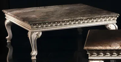 Produktbild von Couchtisch Tisch Holztisch Vintage Beistelltisch Echtholz Italienische Möbel Neu