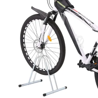 Immagine prodotto di Supporto per 1 Bici da Pavimento Autoportante Acciaio Zincato