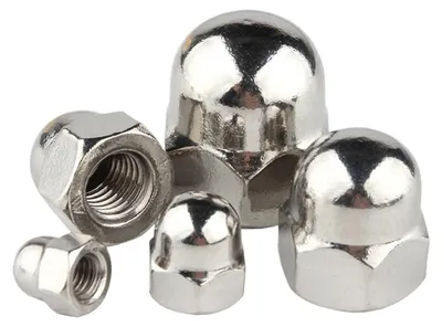 Image de Jeu de 120 écrous hexagonaux en acier inoxydable