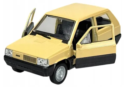 Obrázek produktu pro Welly, kovový model auta Fiat Panda, barva béžová, měřítko 1:34