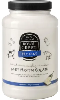 Productafbeelding van Royal Green Whey proteine isolate (600 gr)