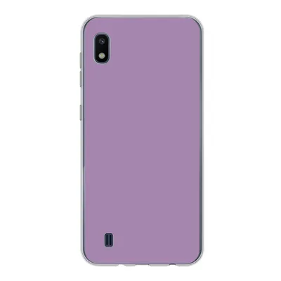 Produktbild von MuchoWow® Handyhülle Schutzhülle Hülle für Samsung Galaxy A10 Innenbereich - Violett - Farben - Farbe - Einfarbig Silikon Softcase Handy Hülle - Schutzhülle