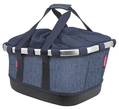 Produktbild von Klickfix Reisenthel Bikebasket GT UniKlip2 Fahrradkorb Einkaufskorb twist blue