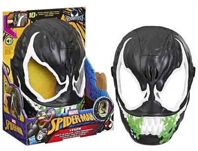 Immagine prodotto di Maschera fosforescente di Venom, Marvel Spider-Man VenomVersus, giocattolo multicolore, SPIDER-MAN G18285E0