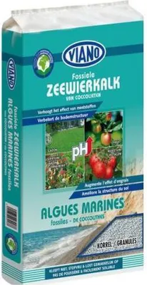 Produktbild von Bodenverbesserer-Kalk VIANO Seaweedlime aus Coccolithen – 25KG