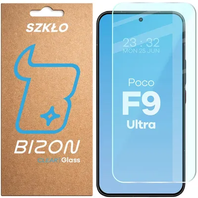 Produktbild von Gehärtetes Glas für Xiaomi POCO F9 Ultra, Bizon Glass Clear