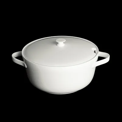 Produktbild von Deckelschüssel 2,0 l Classic Weiss Fine Bone China