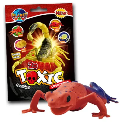Produktbild von Toxic Creatures Sammelfiguren - Planet Wow - Figur 10. Erdbeerfröschchen