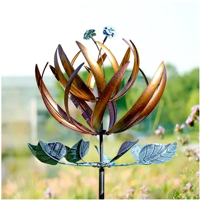 Immagine prodotto di "Windspinner" per giardino: grandi sculture cinetiche in metallo (61 x 213 cm)