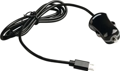 Produktbild von Valueline, Auto-Ladegerät Zigarettenanzünder Micro-USB 2.1A, Schwarz