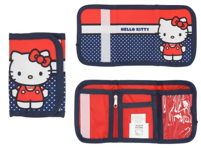 Produktbild von Hello Kitty Kinder Geldbörse Brieftasche mit Disney Motiv aus Polyester