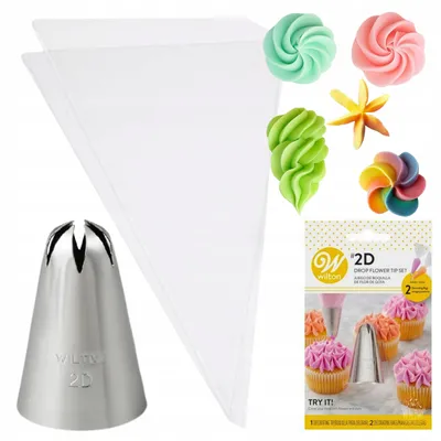 Produktbild von Wilton Spritztülle #2D Stern Blume für Torten