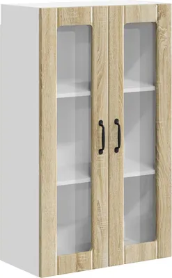 Produktbild von Wandglas-Schrank LUCCA Sonoma-Eiche 60 x 31 x 100 cm