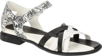 Produktbild von Think KAMAA Damen Sandalette - Riemchen Sandalen weiß Elegant NEU