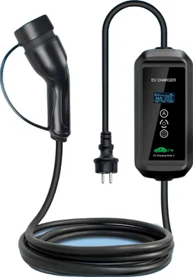 Image de Chargeur EV portable Kolanky, puissance 3,6 kW, courant réglable 6-16 A, 3.5KW-3.5M, TYP2