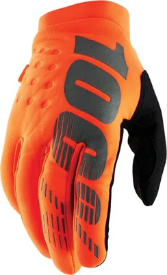 Zdjęcie produktu dla rękawiczki 100% Unisex Brisker, pomarańczowo-czarne, L
