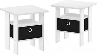 Produktbild von Famanu Beistelltisch Kompakt mit Stauraum - 39,4 x 39,4 x 44,5 cm