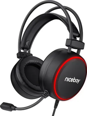 Obrázok produktu pre Niceboy ORYX X220 Iris, Kábel, Hranie, 20 - 20000 Hz, Slúchadlá s mikrofónom, Čierna