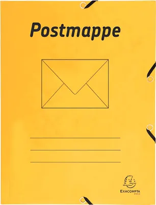 Produktbild von Postmappe A4 gelb Blauer Engel