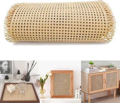 Produktbild von Naturrohrband 40 x 100 cm - Honigrautgewirke - Sitzmöbelprojekte