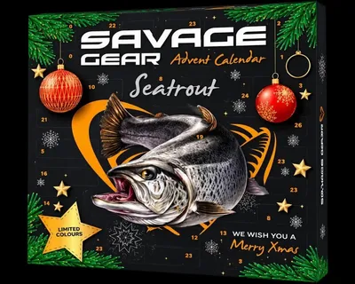 Produktbild von Savage Gear Adventskalender Seatrout Meeforelle Kunstköder Weihnachtskalender Geschenk für Angler