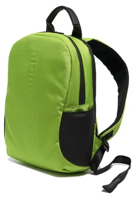 Immagine prodotto di Zaino da uomo Momo Design, in poliuretano, colore nero, con cerniera e tasche laterali, dimensioni 39x27x12 cm