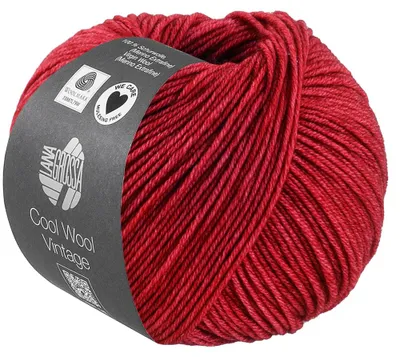 Produktbild von Lana Grossa - Cool Wool Vintage 7398 feuerrot