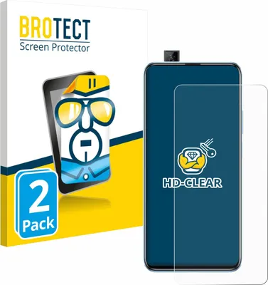 Produktbild von 2x Für Huawei P smart Pro 2019 Schutzfolie BROTECT Displayschutz Display Schutz Folie Klar Transparent