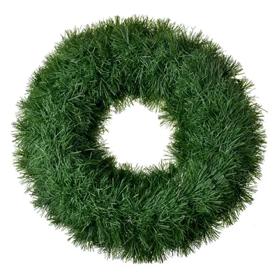 Image de Clayre & Eef Couronne de Noël Ø 40 cm Vert Plastique