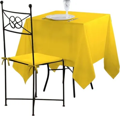 Image de Nappe en polyester finition ourlet Nels