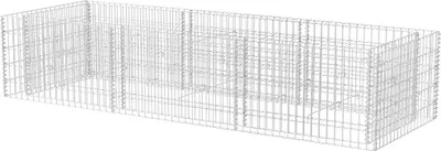 Immagine prodotto di vidaXL Gabion letto rialzato in acciaio 270×90×50 cm