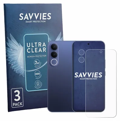Produktbild von 6x Für Vivo V70 FE (Display+Kamera) Schutzfolie Savvies Displayschutz Display Schutz Folie Klar Transparent