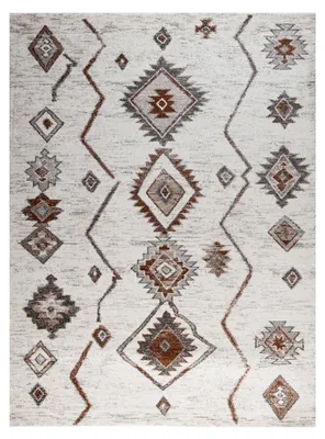 Zdjęcie produktu dla Dywan z długim włosiem - Blend Aztec Terakota