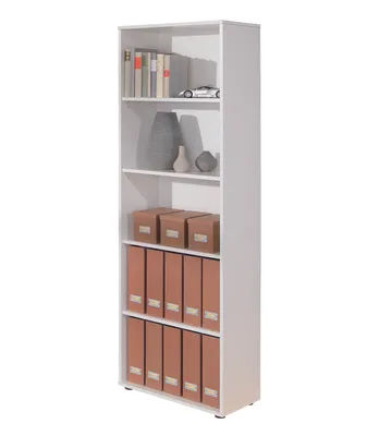 Produktbild von Inter Link Bücherregal Arco 5 Fächer weiss