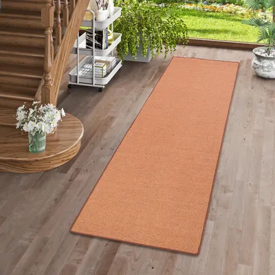 Produktbild von Sisal Natur Läufer Teppich Astra Braun, Größe:80x160 cm