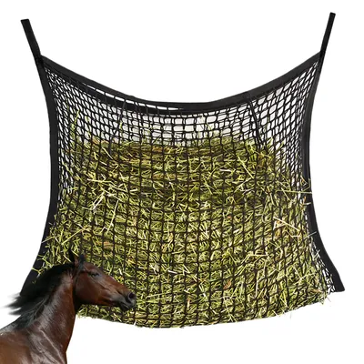 Heunetz für Pferde 120x90 cm, 3x3 cm Maschen, 8,5 kg Heu