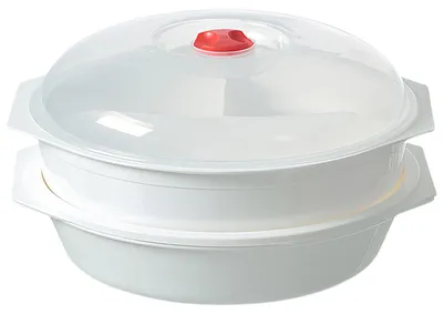 2 Mikrowellenteller mit Deckel, 2 Fächer, BPA-frei, mikrowellengeeignet